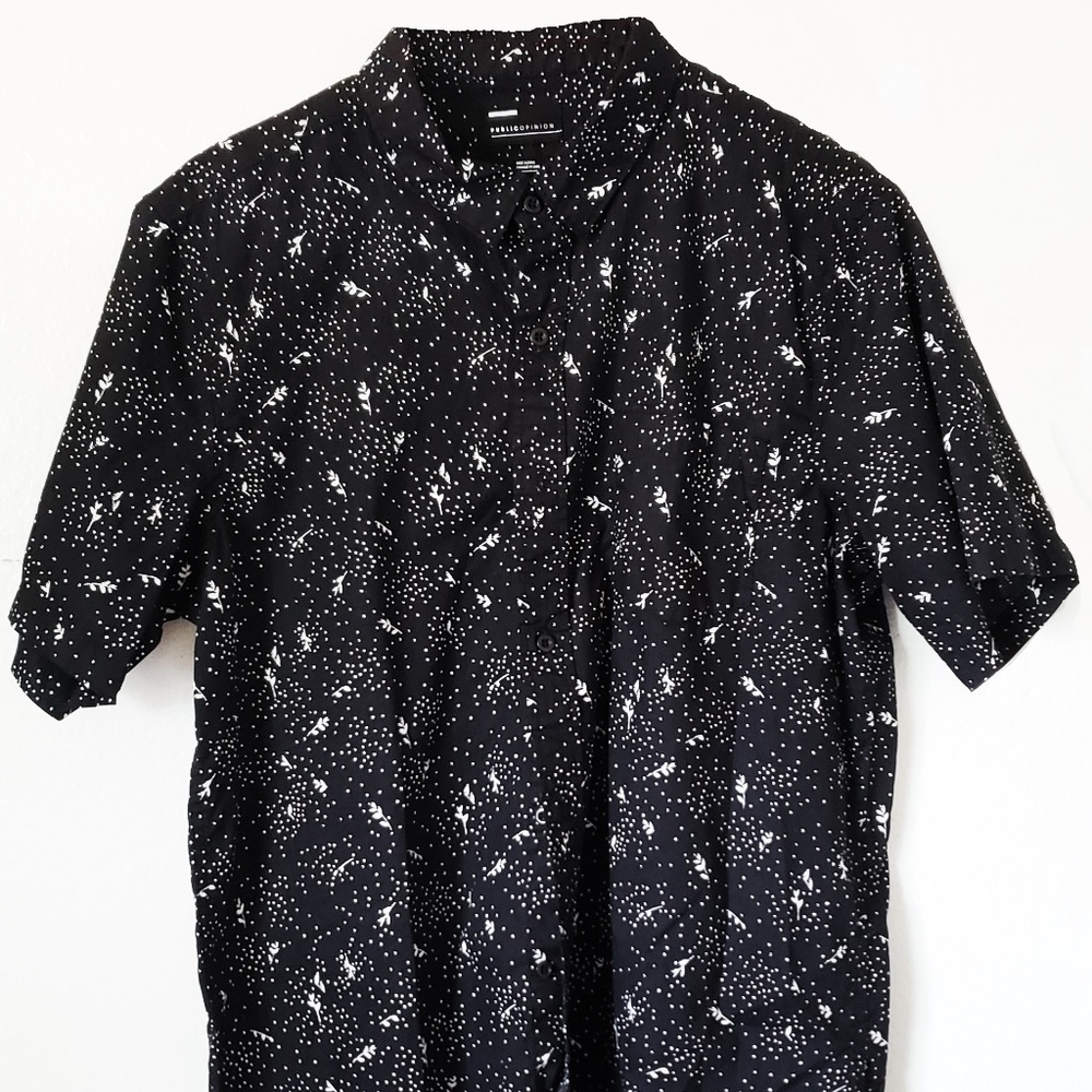 Public Opinion Button Down